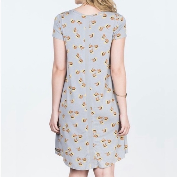 Matilda Jane Item # 23617T Gray Fall T Shirt Dress Size Small - Picture 2 of 11